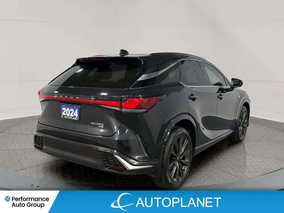 Lexus RX 350 350 F-Sport 2 AWD, Pano Roof, Heads Up Display! 2024