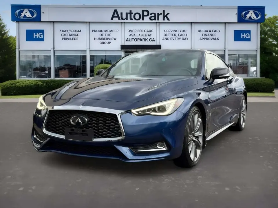 Infiniti Q60 3.0 Red Sport 400 AWD 400-HP Twin-Turbo V6 | Leather Interior | 360° Camera | Adaptive Cruise Control | Bose Audio 2019
