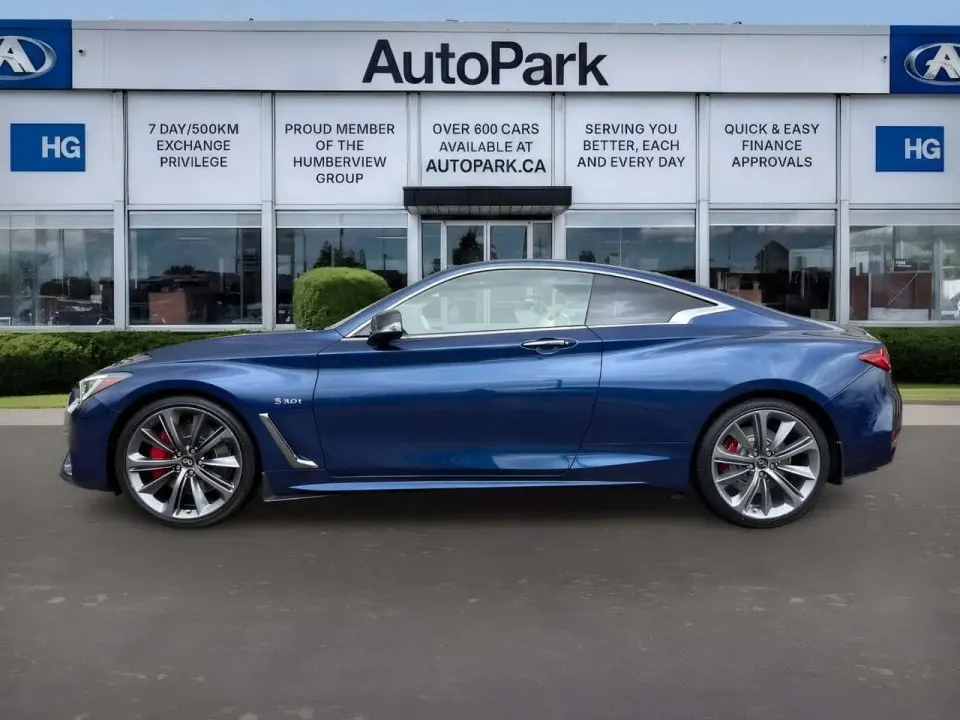 Infiniti Q60 3.0 Red Sport 400 AWD 400-HP Twin-Turbo V6 | Leather Interior | 360° Camera | Adaptive Cruise Control | Bose Audio 2019