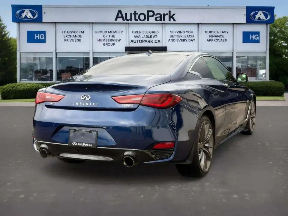 Infiniti Q60 3.0 Red Sport 400 AWD 400-HP Twin-Turbo V6 | Leather Interior | 360° Camera | Adaptive Cruise Control | Bose Audio 2019