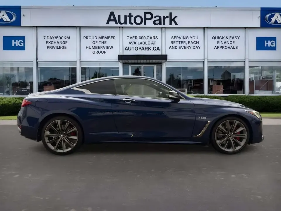 Infiniti Q60 3.0 Red Sport 400 AWD 400-HP Twin-Turbo V6 | Leather Interior | 360° Camera | Adaptive Cruise Control | Bose Audio 2019
