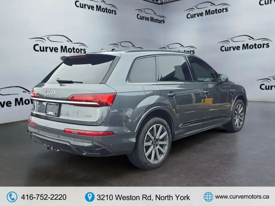 Audi Q7 55 TFSI Progressiv S-Line * LOW KM / COOLED SEATS / CARPLAY / PANO / 360 CAM 2021
