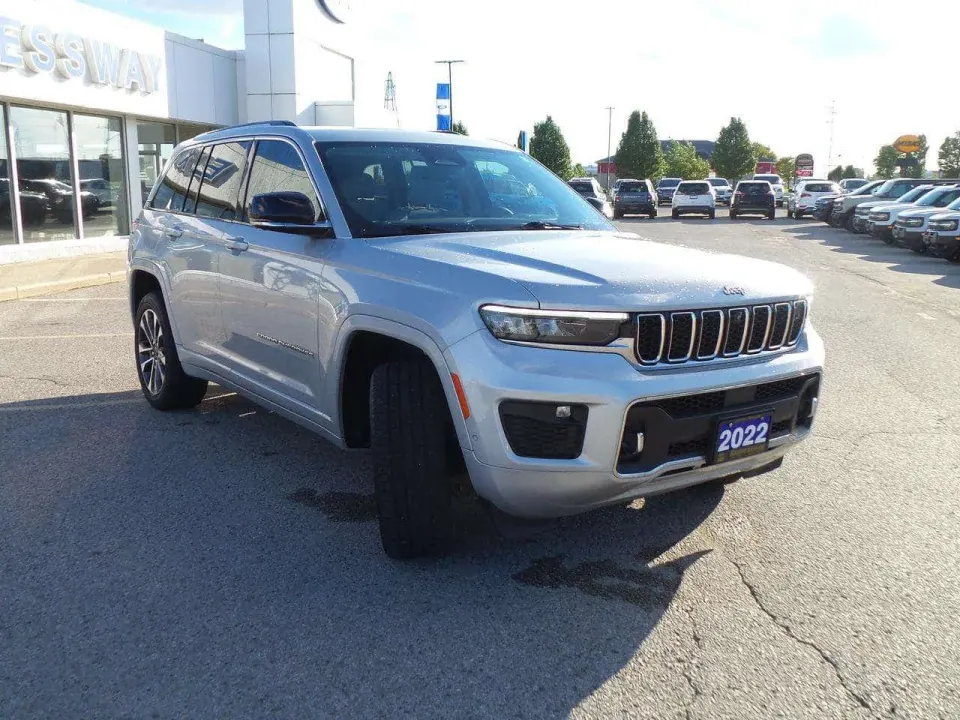 Jeep Grand cherokee OVERLAND, LEATHER, HEADS-UP-DISPLAY, LOADED! 2022