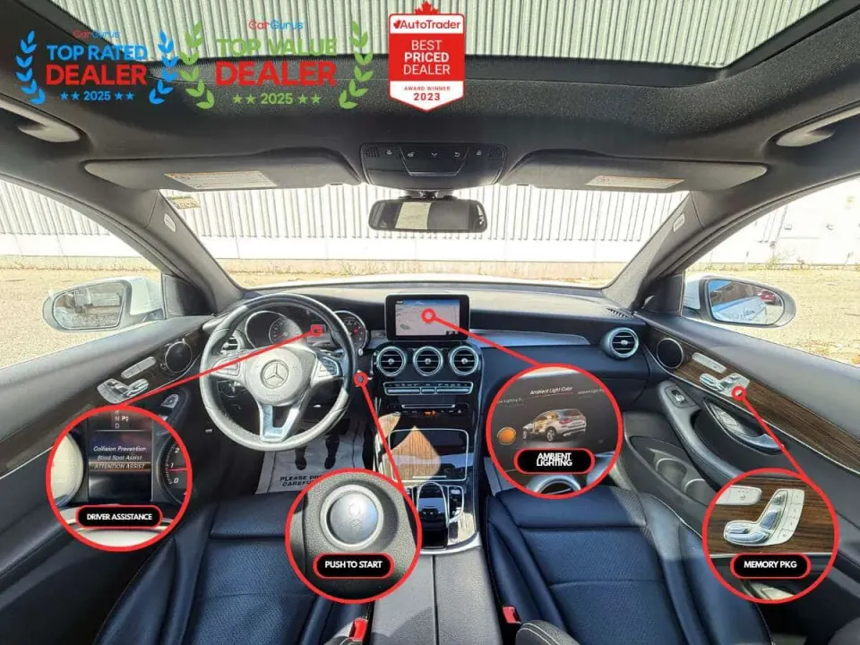 Mercedes-Benz GLC 300 //AMG PKG | PREMIUM 1 & 2 PKG | LOADED 2017