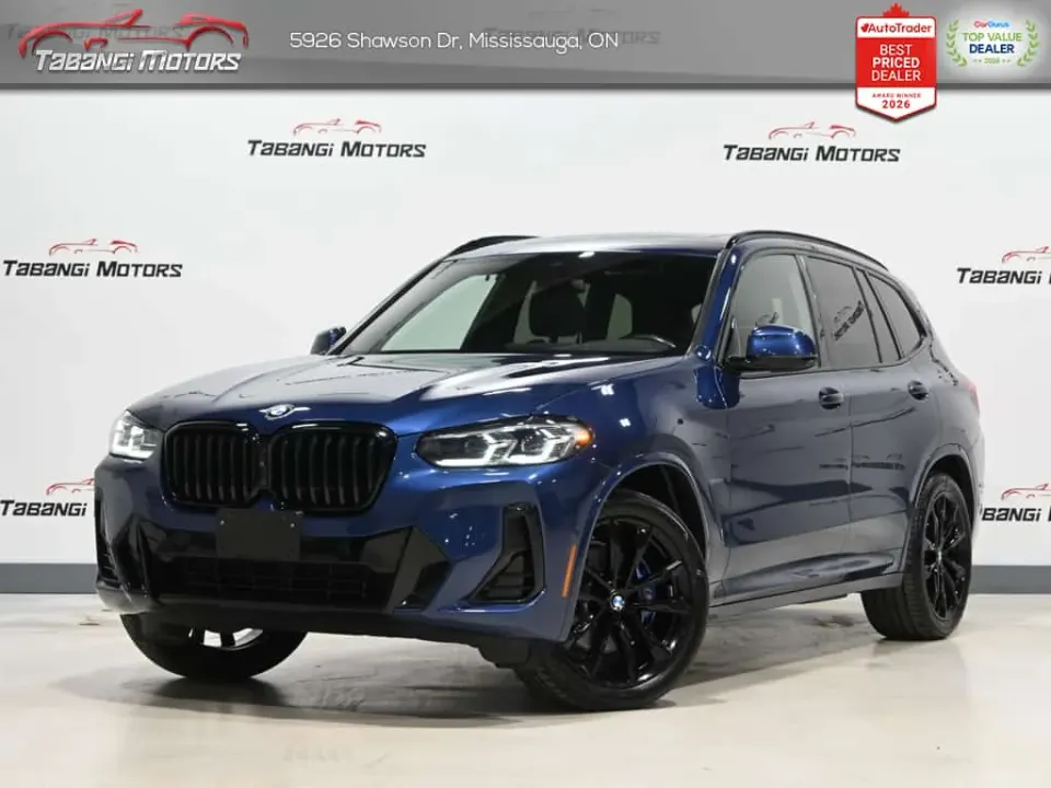 BMW X3 30i xDrive30i No Accident ///M 360CAM HUD Panoramic Roof Ambient Light 2024