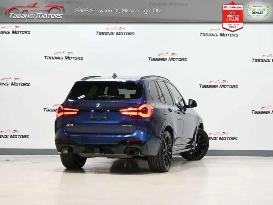 BMW X3 30i xDrive30i No Accident ///M 360CAM HUD Panoramic Roof Ambient Light 2024