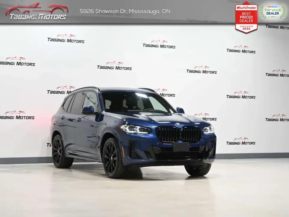 BMW X3 30i xDrive30i No Accident ///M 360CAM HUD Panoramic Roof Ambient Light 2024