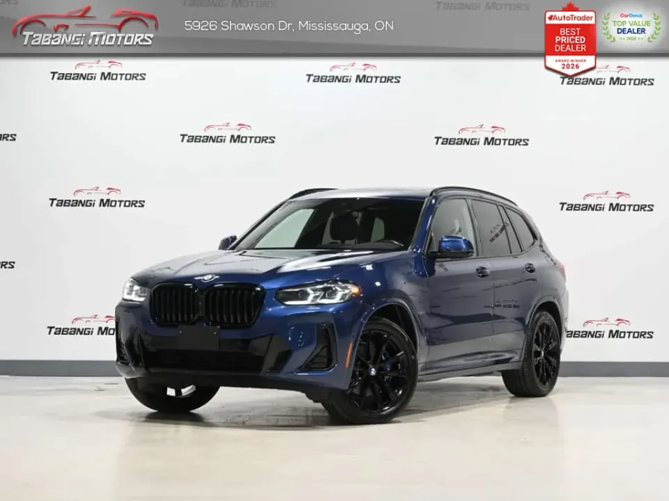 BMW X3 30i xDrive30i No Accident ///M 360CAM HUD Panoramic Roof Ambient Light 2024