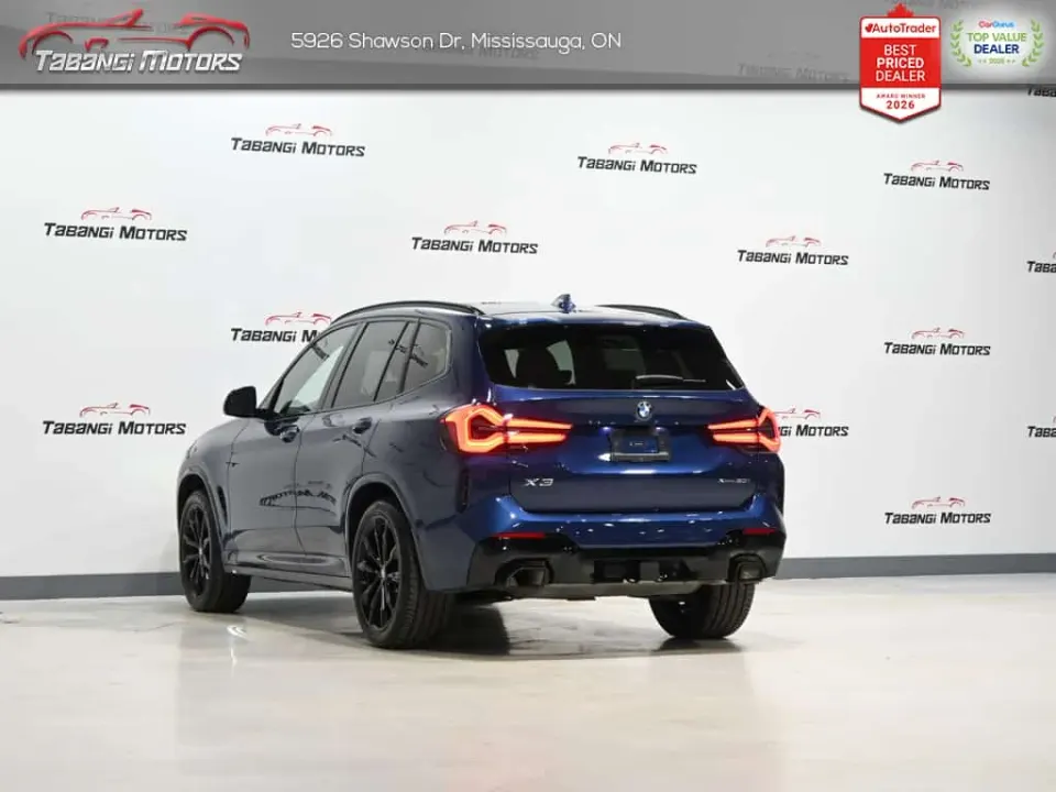 BMW X3 30i xDrive30i No Accident ///M 360CAM HUD Panoramic Roof Ambient Light 2024