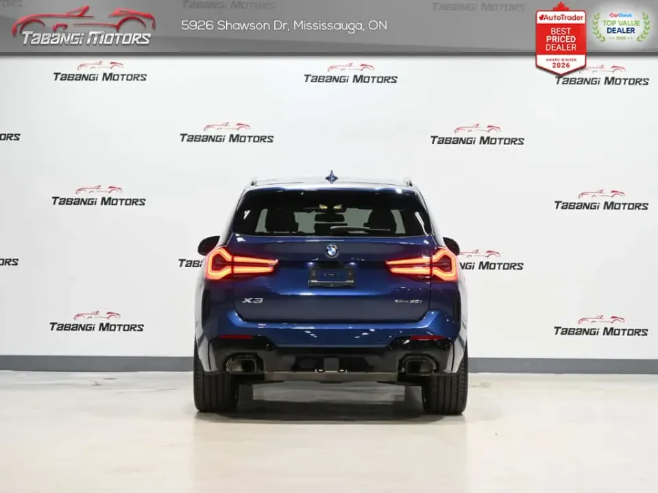 BMW X3 30i xDrive30i No Accident ///M 360CAM HUD Panoramic Roof Ambient Light 2024