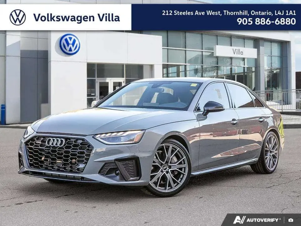 Audi A4 45 TFSI Progressiv 45/CLEAN CARFAX/LIKE BRAND NEW/LOW KM/ 2021